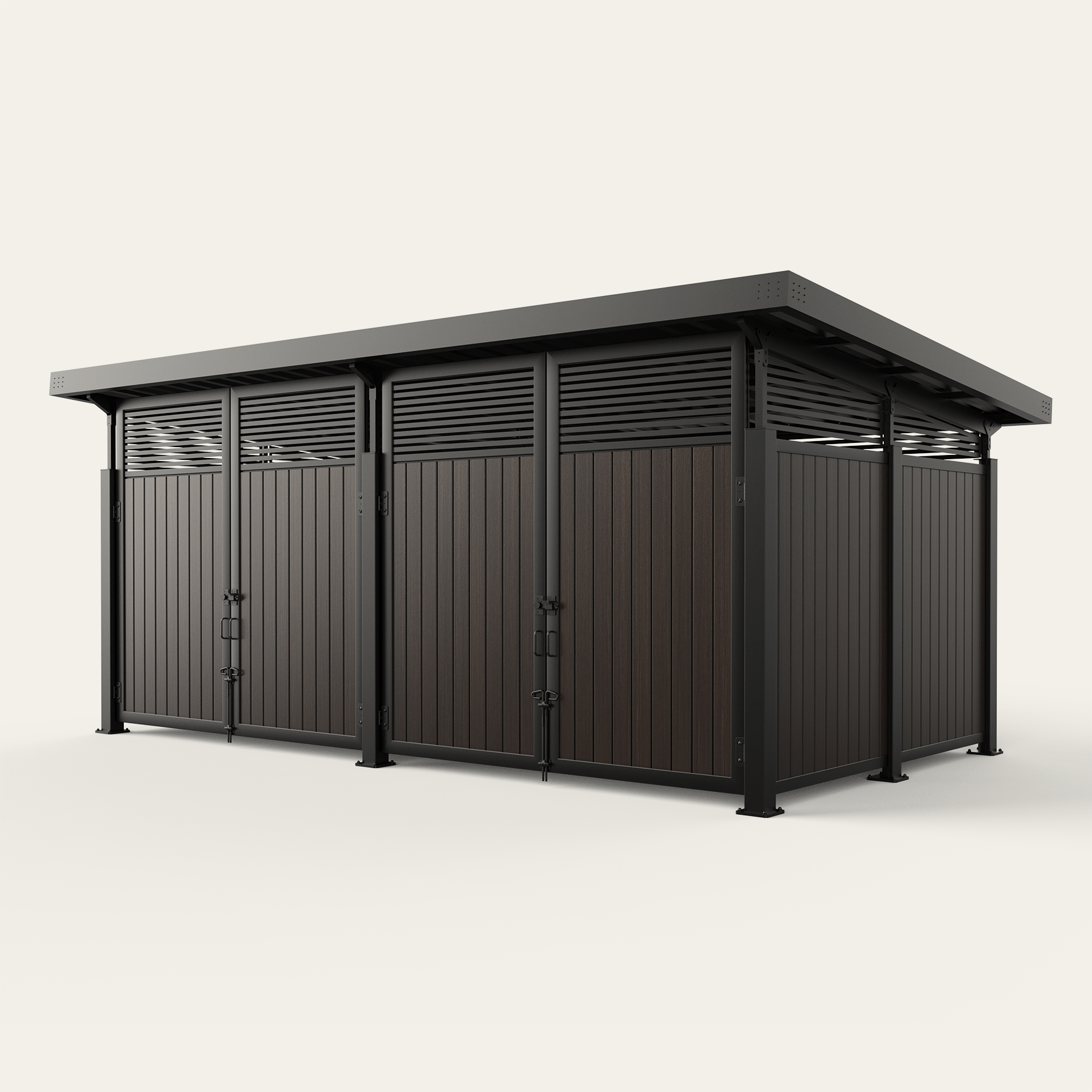Covrit-1122RT-Double-Roofed-Enclosure-with-transom-vertical-plankwall
